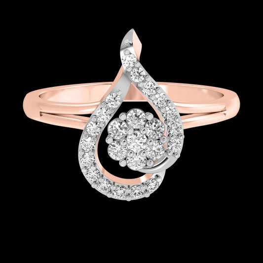 Diamond Ring for her in Rose Gold DRG22611