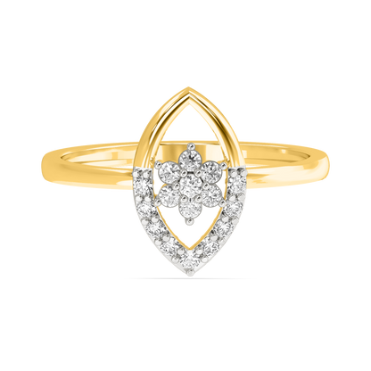 Diamond Ring for her in Yellow Gold DRG22612