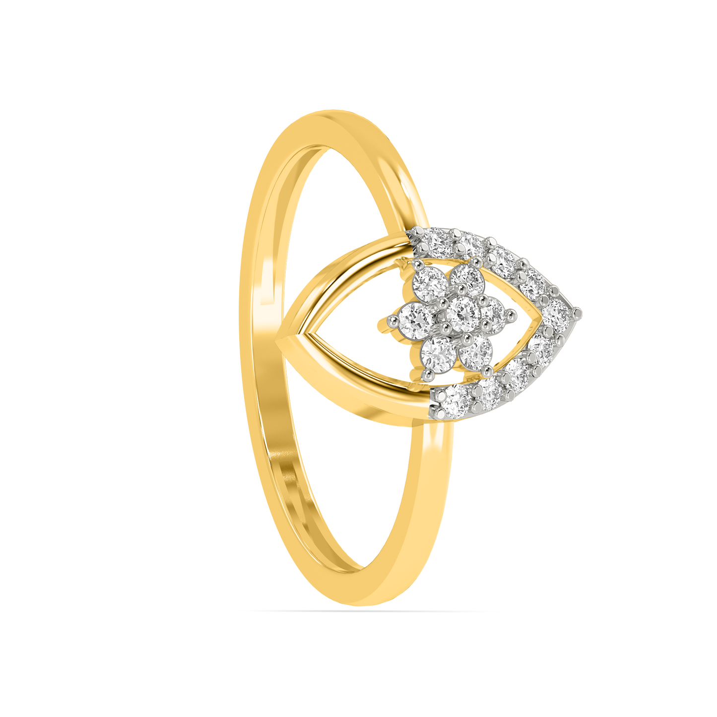 Diamond Ring for her in Yellow Gold DRG22612