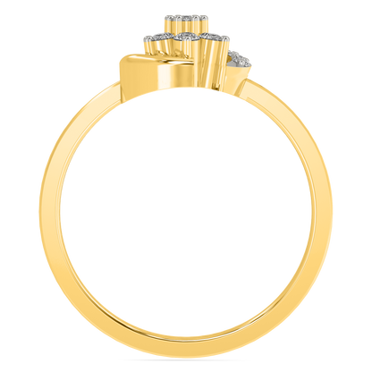 Diamond Ring for her in Yellow Gold DRG22614