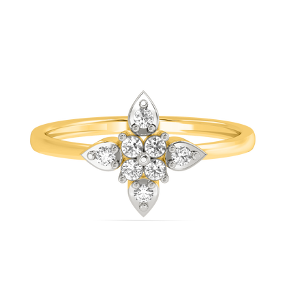 Diamond Ring for her in Yellow Gold DRG22616