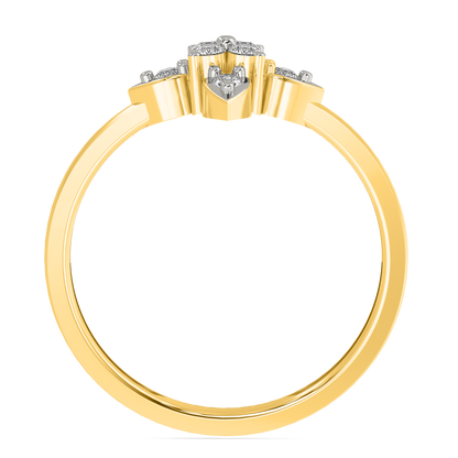 Diamond Ring for her in Yellow Gold DRG22616