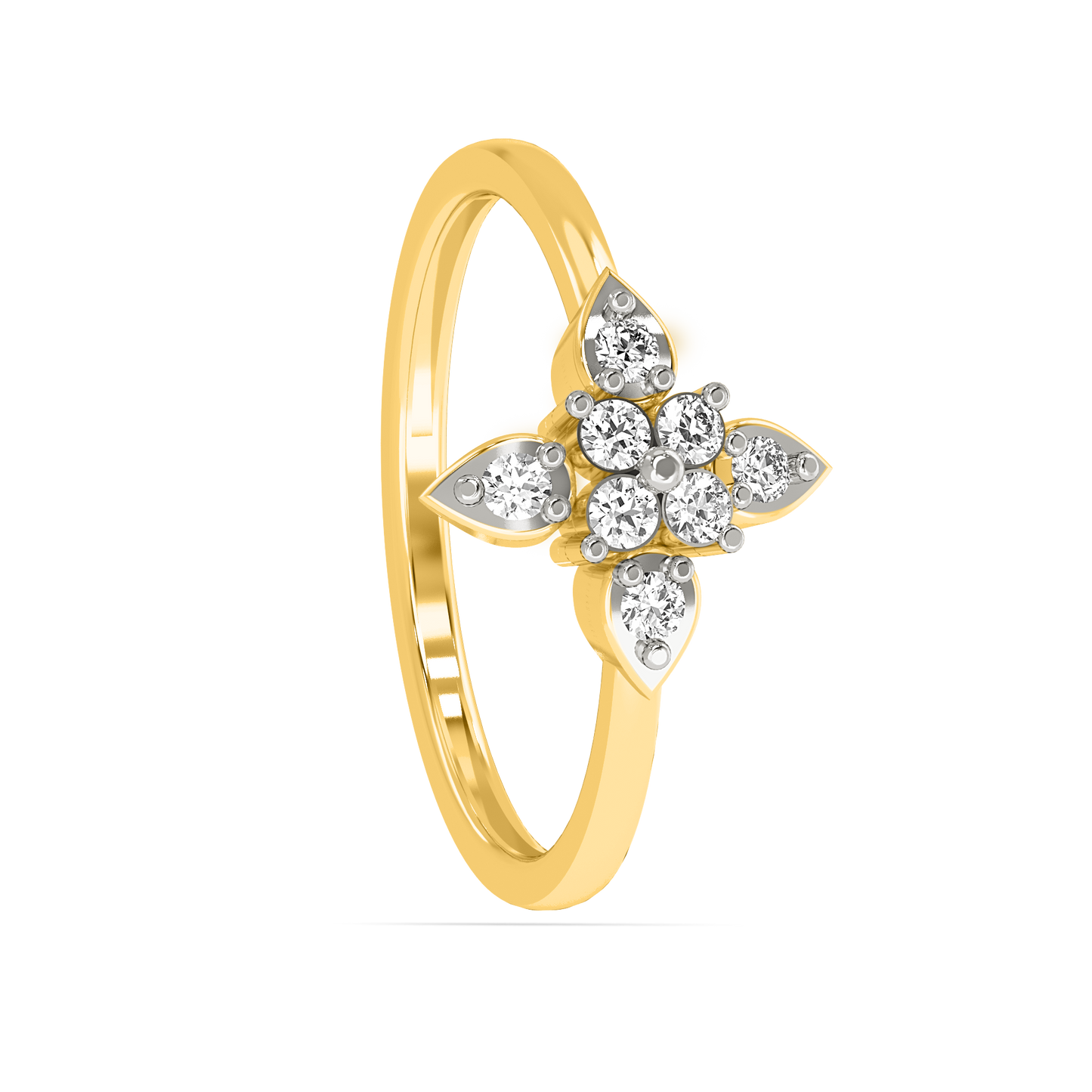 Diamond Ring for her in Yellow Gold DRG22616