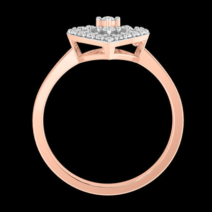 Diamond Ring for her in Rose Gold DRG22617