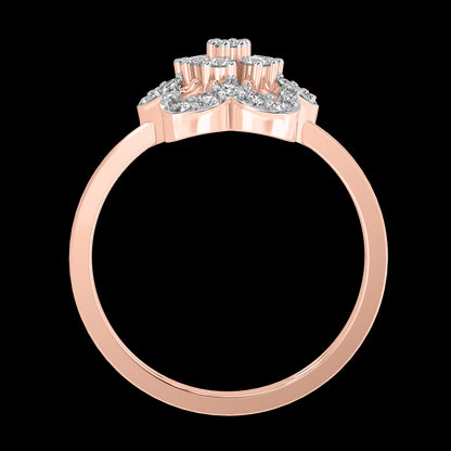 Diamond Ring for her in Rose Gold DRG22618