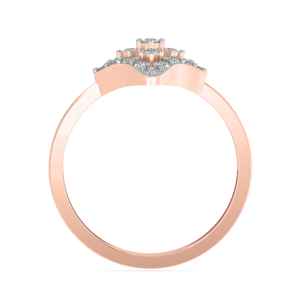 Diamond Ring for her in Rose Gold DRG22620