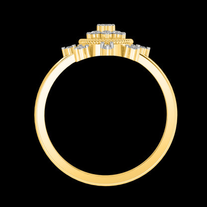 Diamond Ring for her in Yellow Gold DRG22622