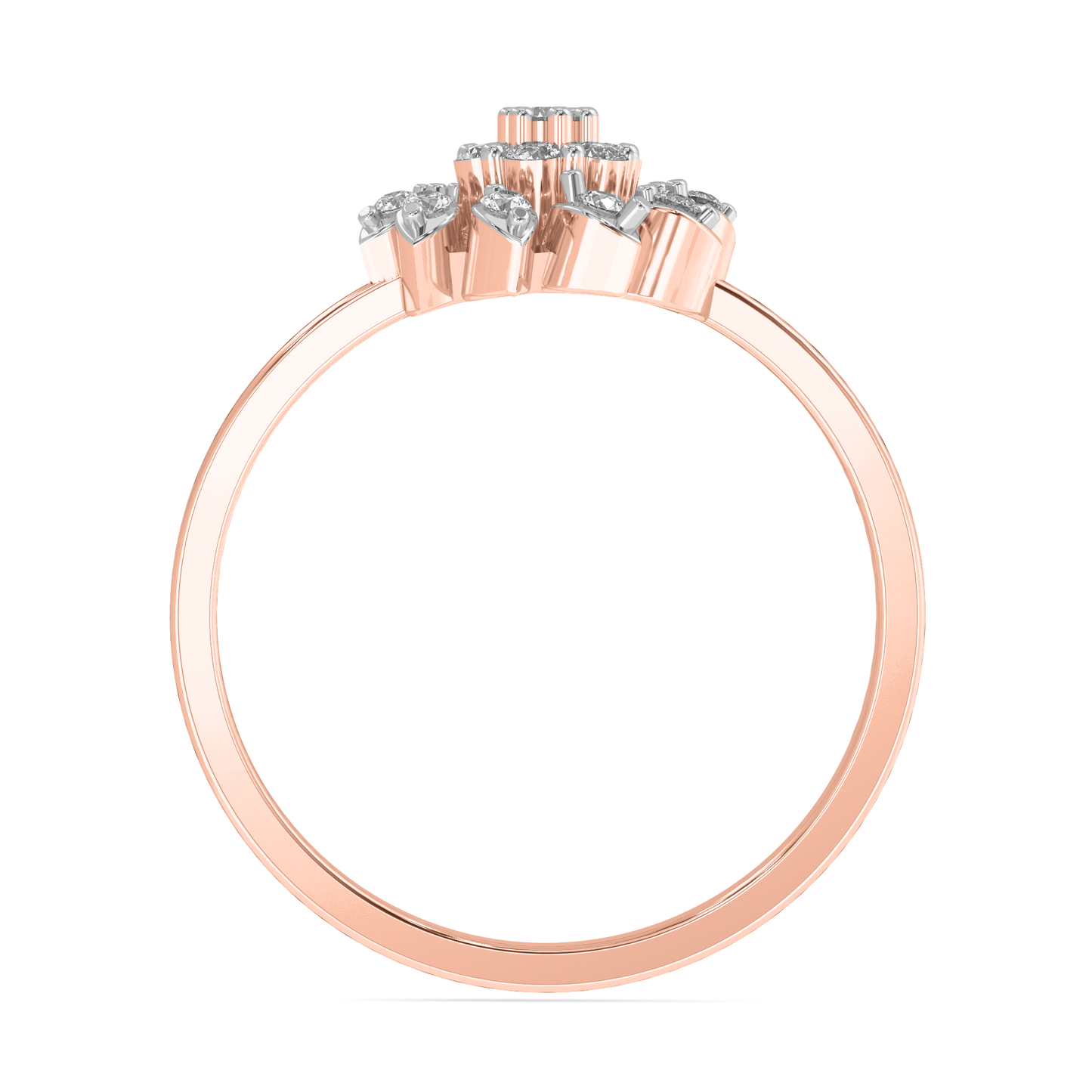 Diamond Ring for her in Rose Gold DRG22624