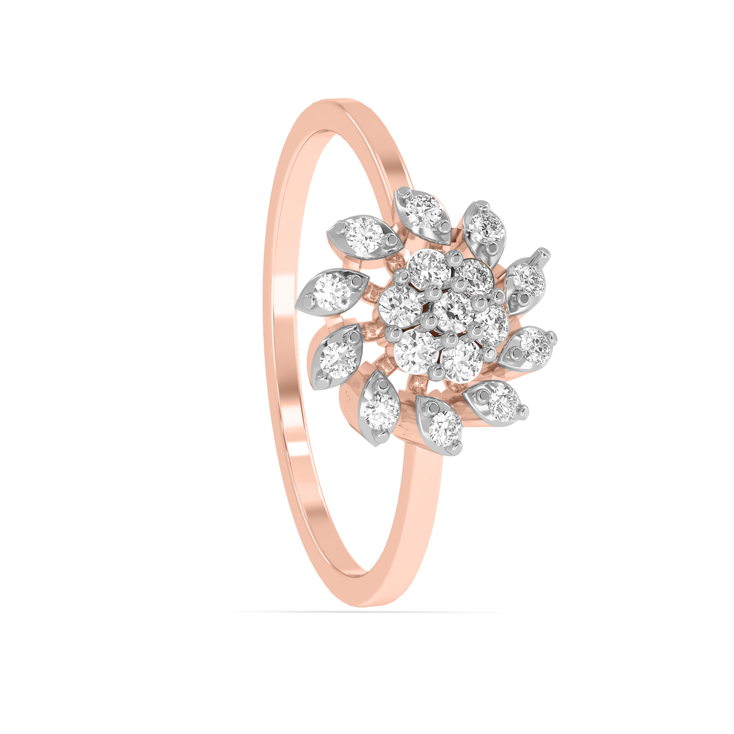 Diamond Ring for her in Rose Gold DRG22624