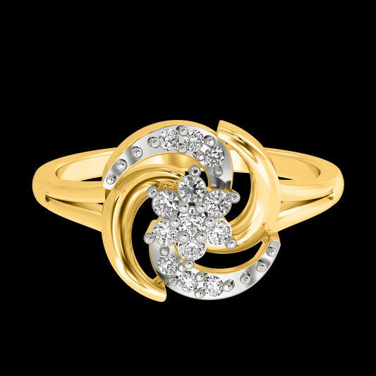 Diamond Ring for her in Yellow Gold DRG22625