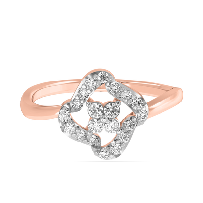 Diamond Ring for her in Rose Gold DRG22626