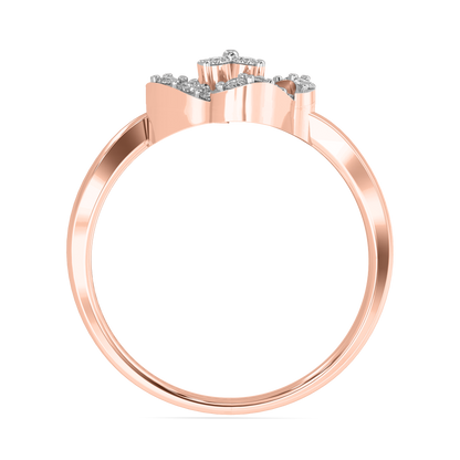 Diamond Ring for her in Rose Gold DRG22626