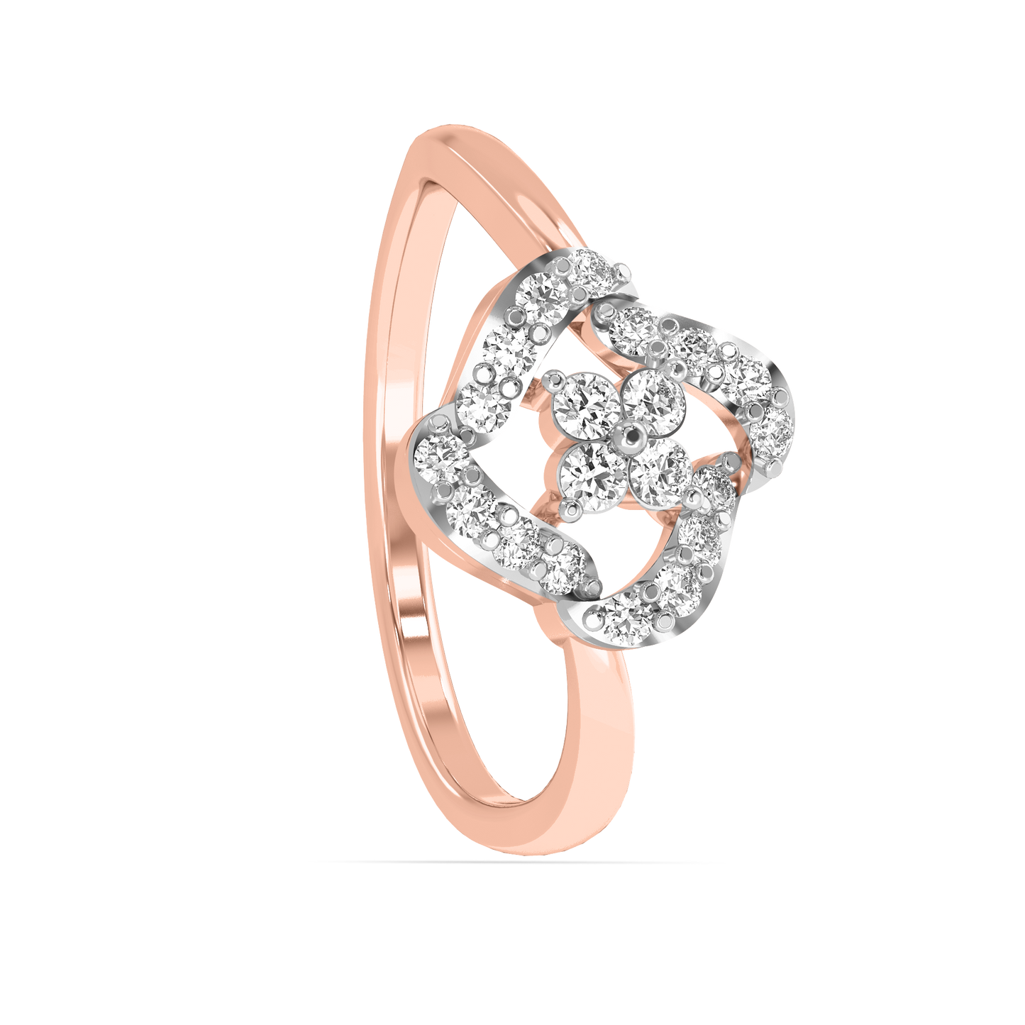 Diamond Ring for her in Rose Gold DRG22626