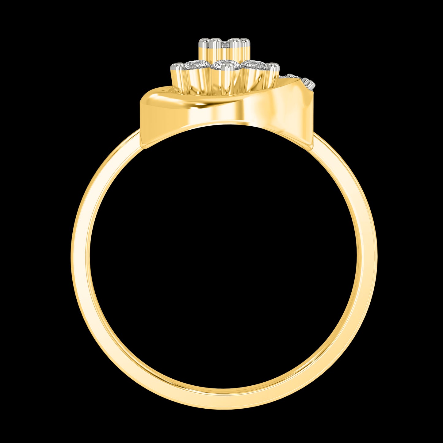 Diamond Ring for her in Yellow Gold DRG22627