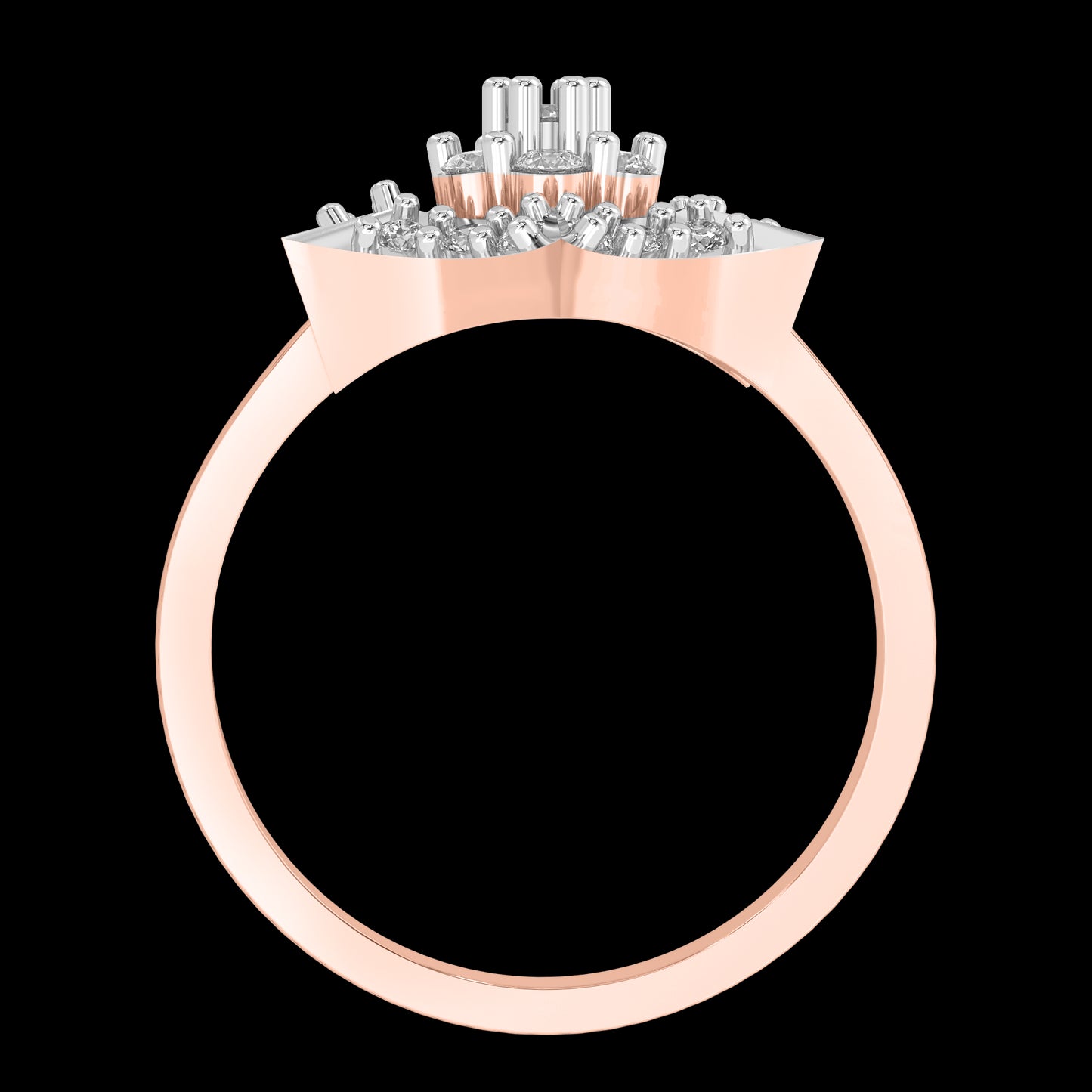 Diamond Ring for her in Rose Gold DRG22628