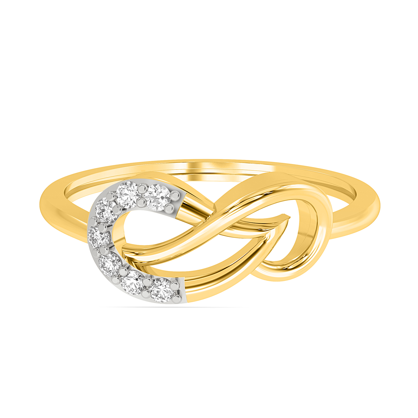 Diamond Ring for her in Yellow Gold DRG22632