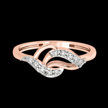 Diamond Ring for her in Rose Gold DRG22635