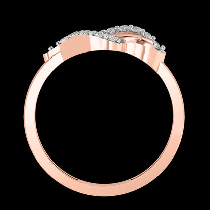 Diamond Ring for her in Rose Gold DRG22635