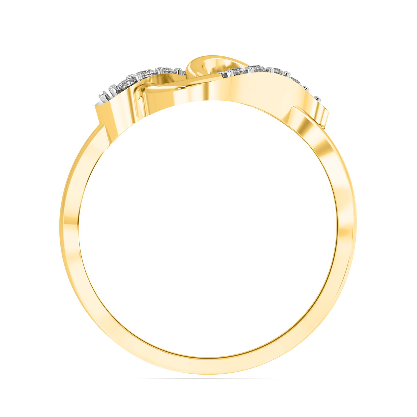 Diamond Ring for her in Yellow Gold DRG22636