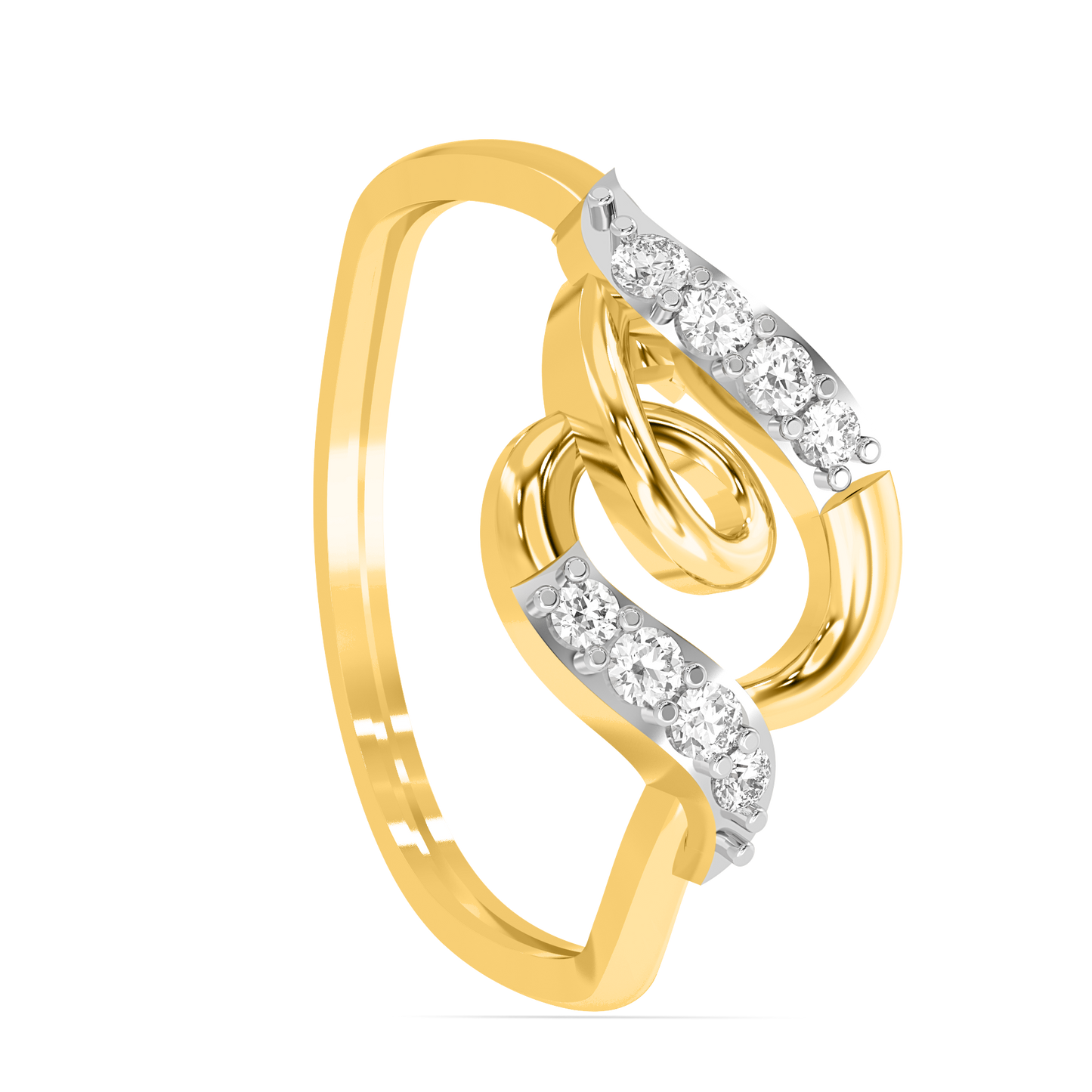 Diamond Ring for her in Yellow Gold DRG22636