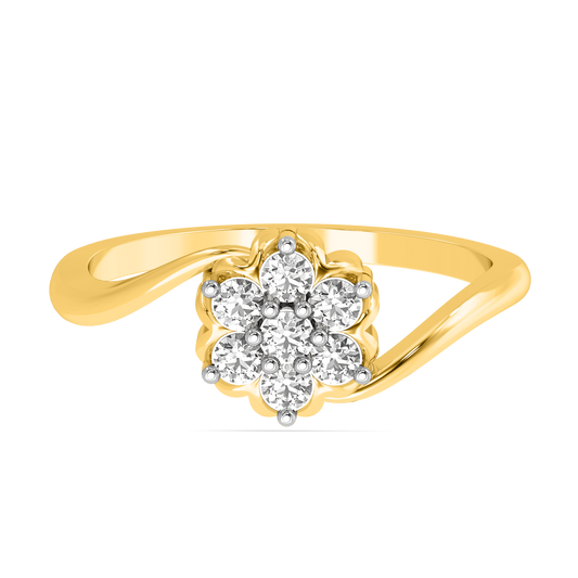 Diamond Ring for her in Yellow Gold DRG22638