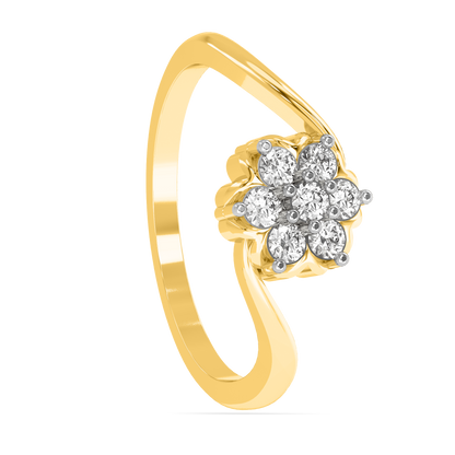 Diamond Ring for her in Yellow Gold DRG22638