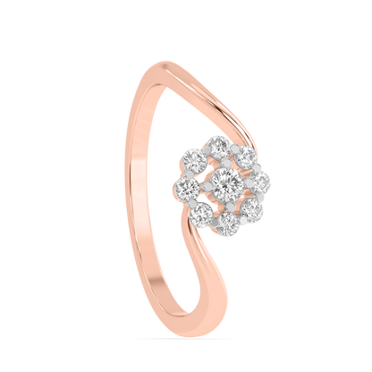 Diamond Ring for her in Rose Gold DRG22639