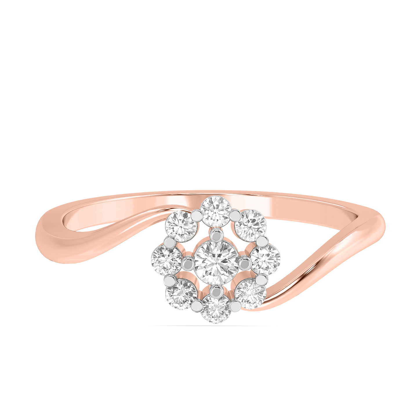 Diamond Ring for her in Rose Gold DRG22639