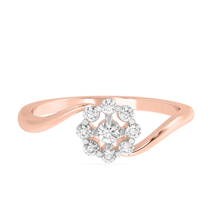 Diamond Ring for her in Rose Gold DRG22639