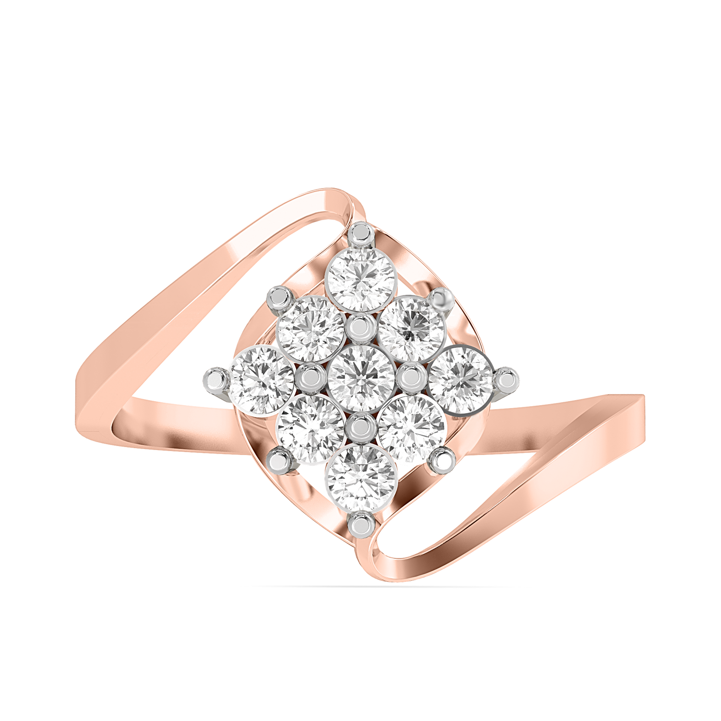 Diamond Ring for her in Rose Gold DRG22640