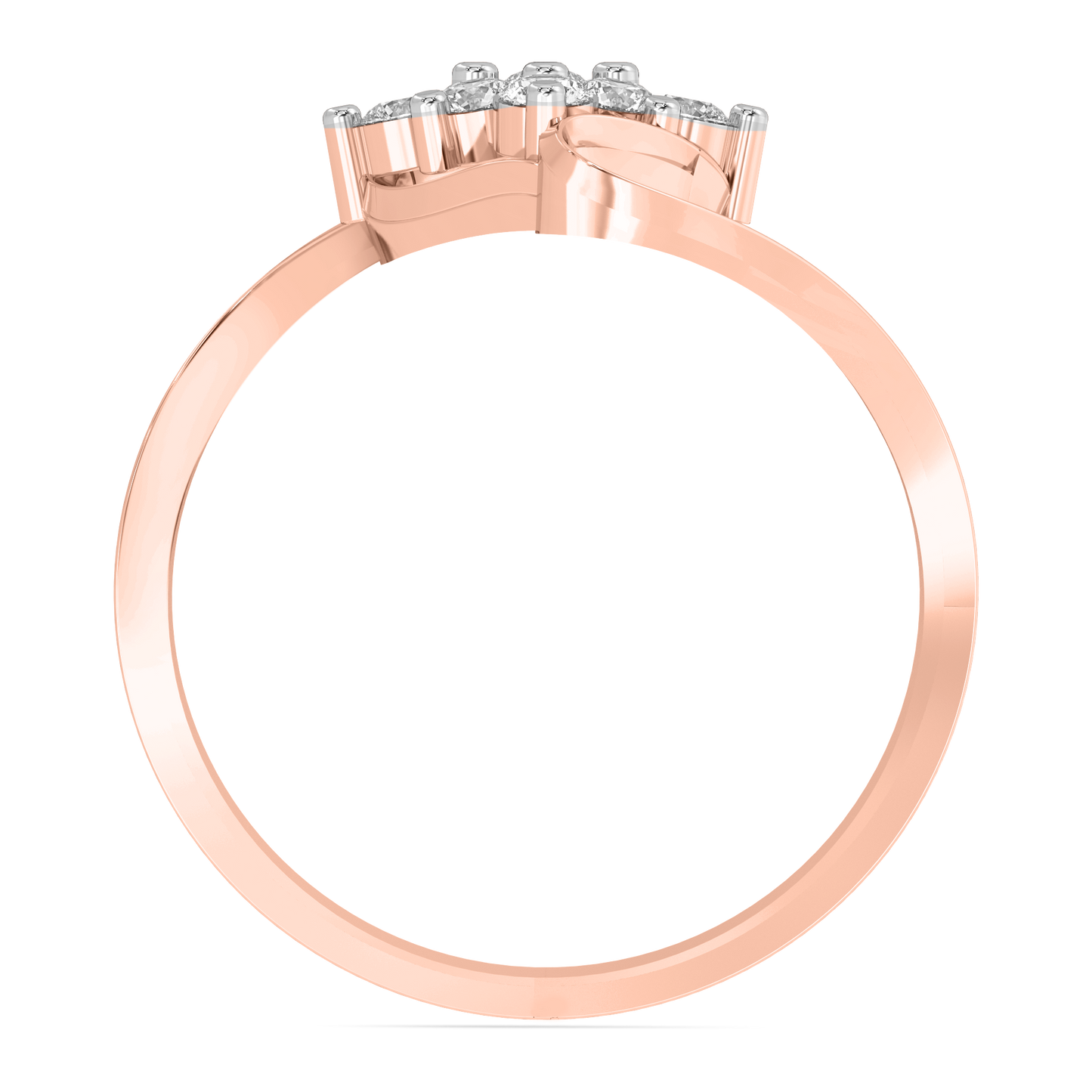 Diamond Ring for her in Rose Gold DRG22640