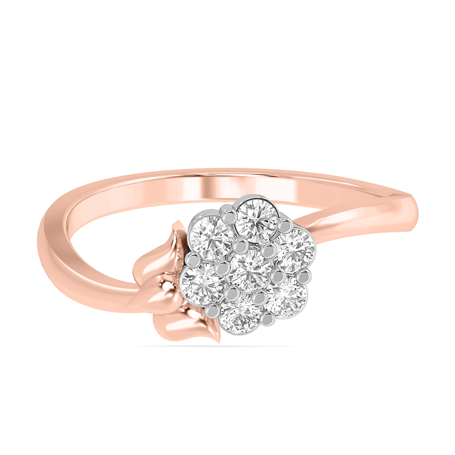 Diamond Ring for her in Rose Gold DRG22643