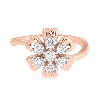 Diamond Ring for her in Rose Gold DRG22644