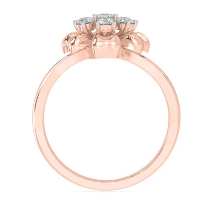 Diamond Ring for her in Rose Gold DRG22644