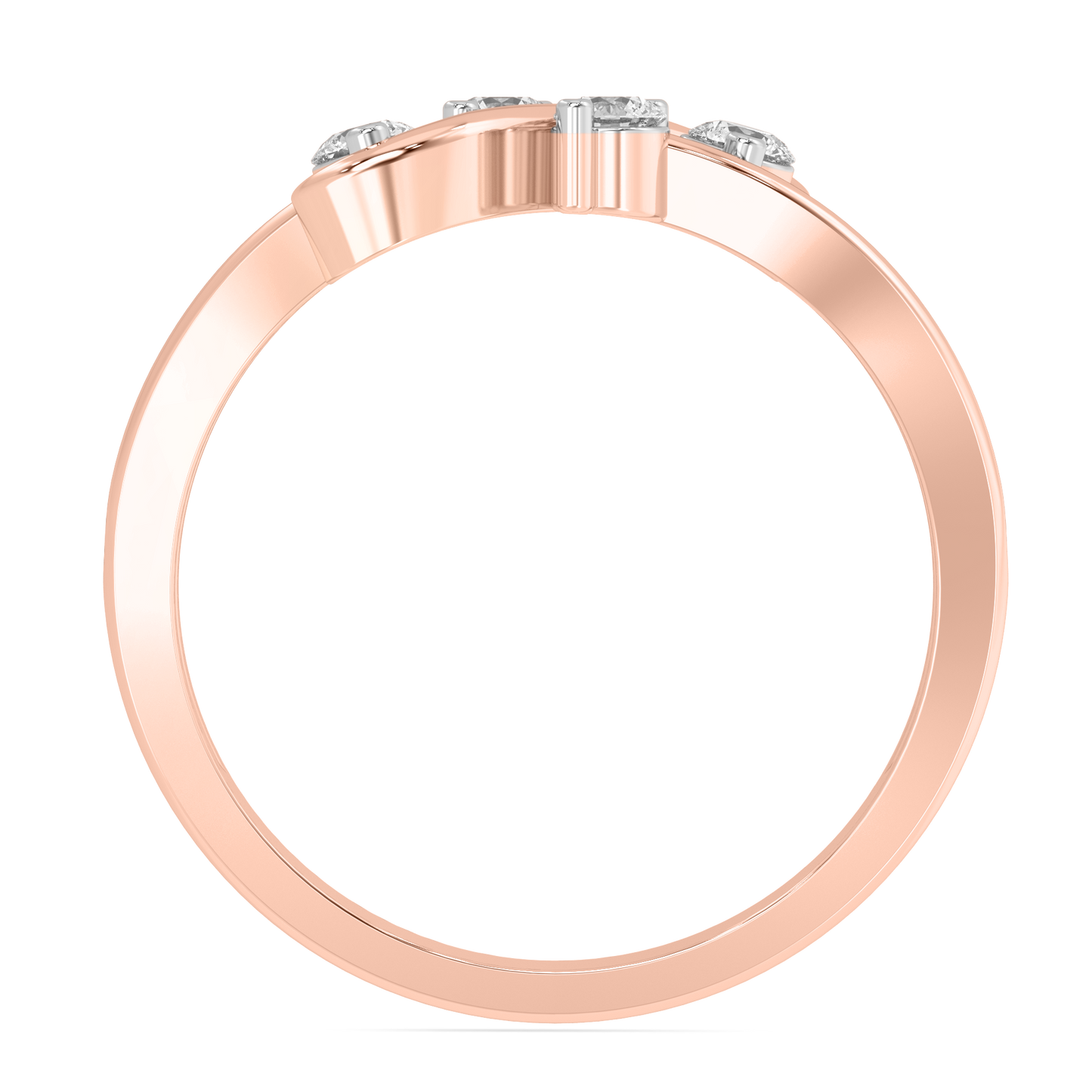 Diamond Ring for her in Rose Gold DRG22647