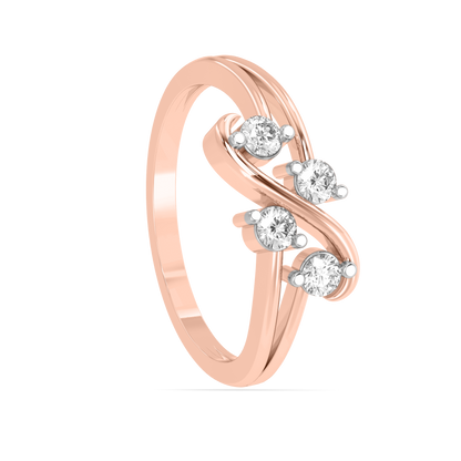 Diamond Ring for her in Rose Gold DRG22647