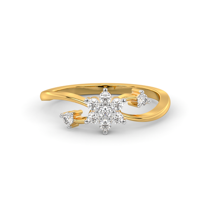 Diamond Ring for her in Yellow Gold DRG22649