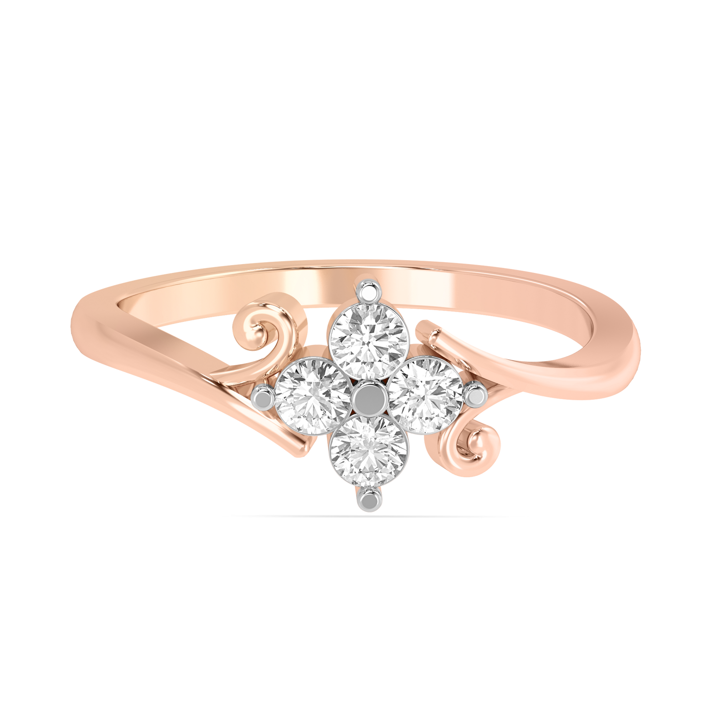 Diamond Ring for her in Rose Gold DRG22650