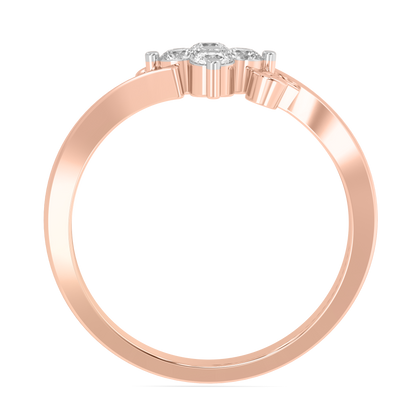 Diamond Ring for her in Rose Gold DRG22650