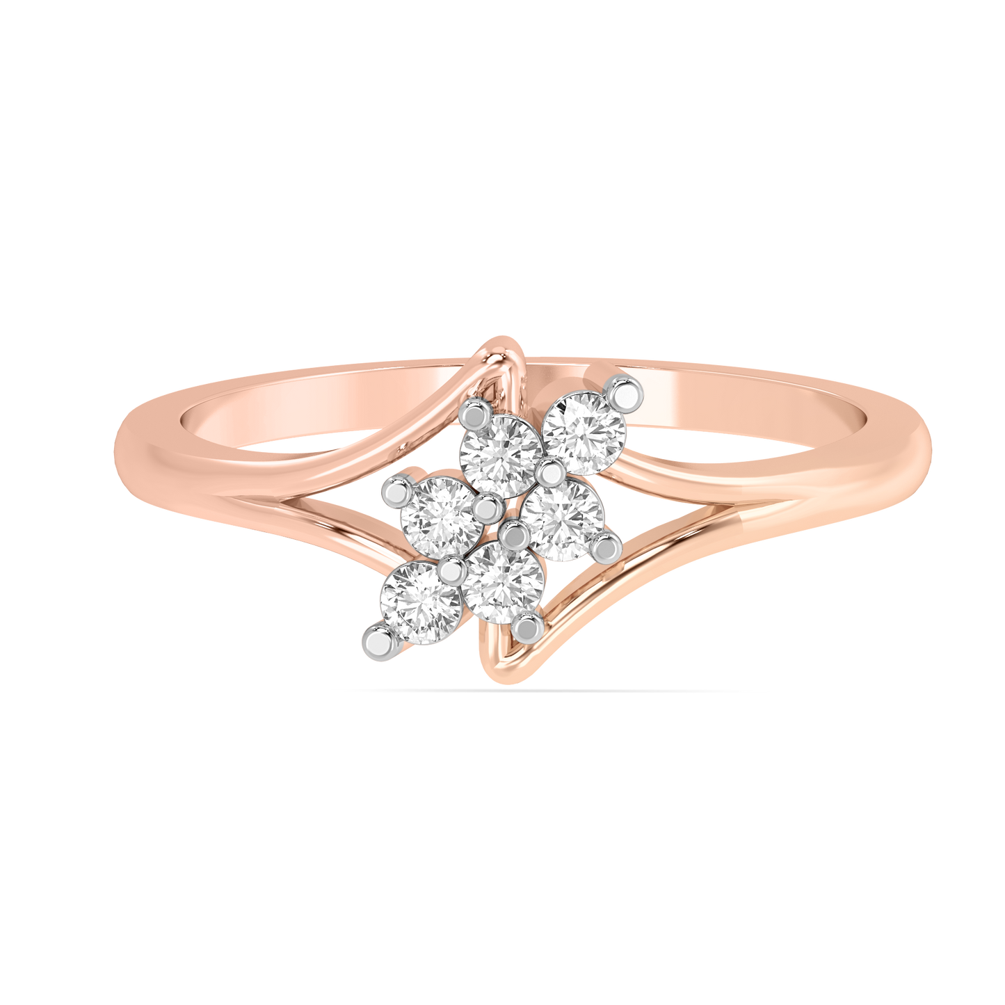 Diamond Ring for her in Rose Gold DRG22653