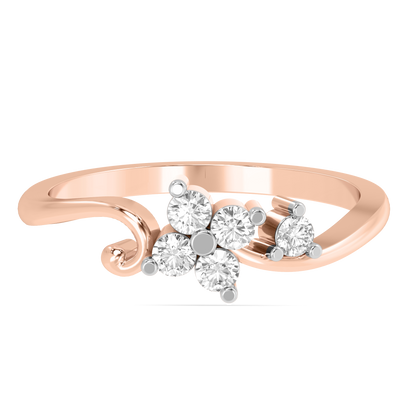 Diamond Ring for her in Rose Gold DRG22659