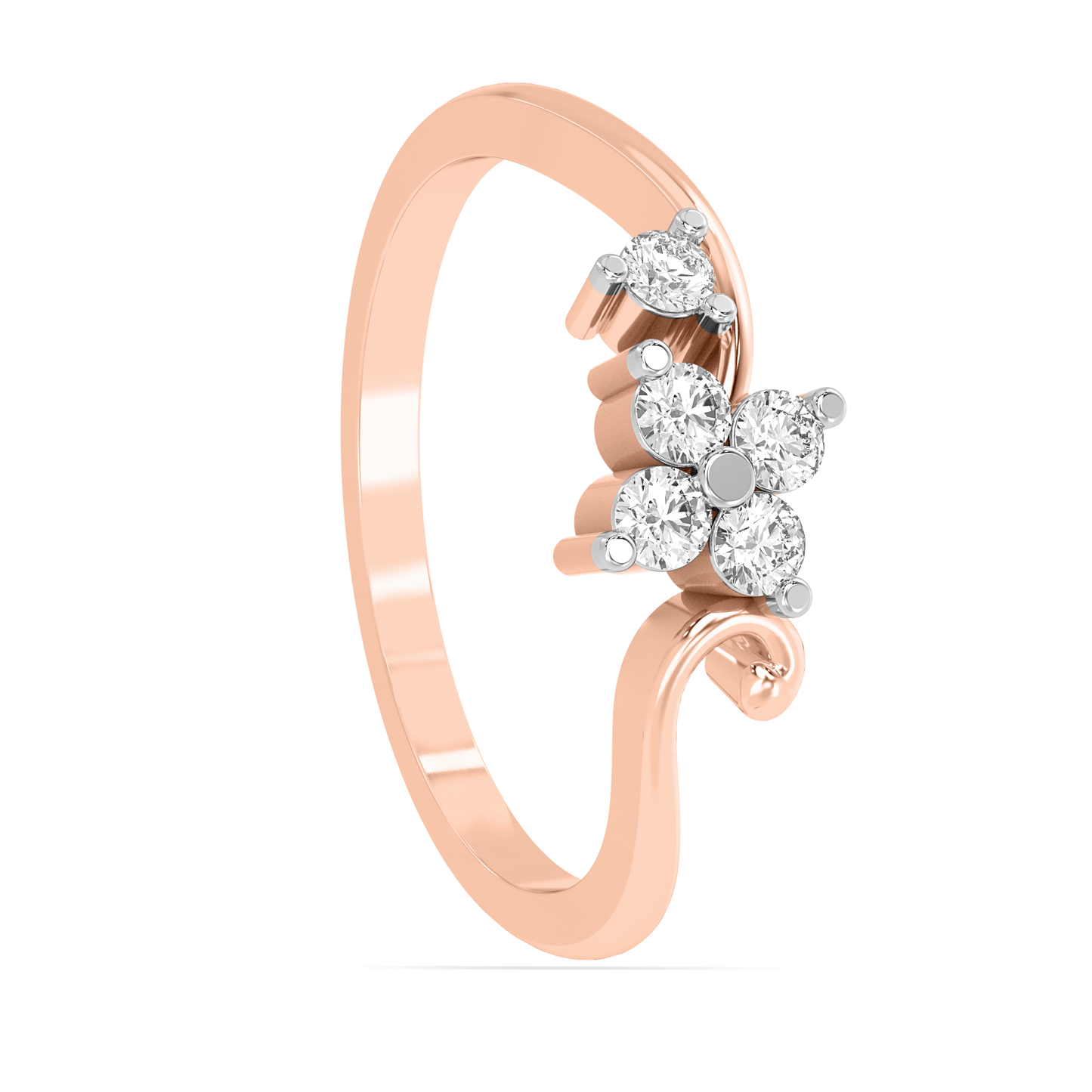 Diamond Ring for her in Rose Gold DRG22659