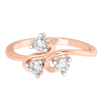 Diamond Ring for her in Rose Gold DRG22660