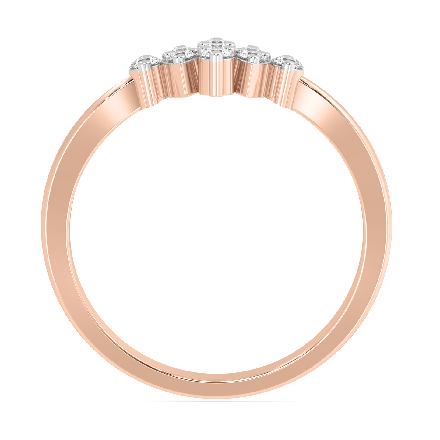 Diamond Ring for her in Rose Gold DRG22662