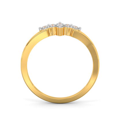 Diamond Ring for her in Yellow Gold DRG22663