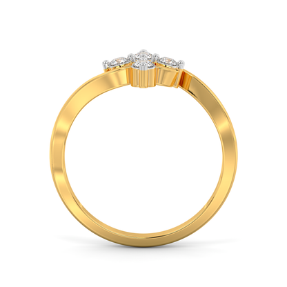 Diamond Ring for her in Yellow Gold DRG22665