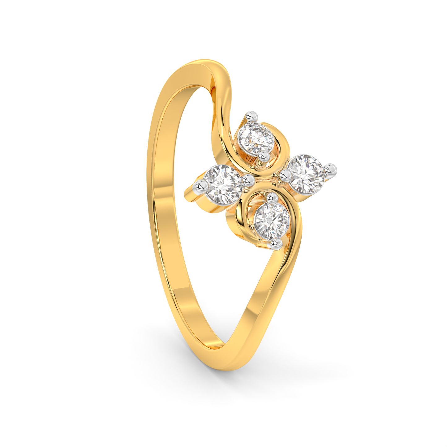 Diamond Ring for her in Yellow Gold DRG22665