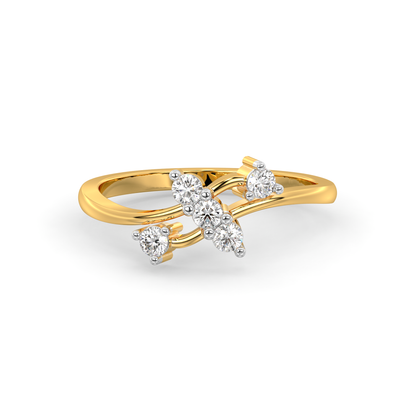 Diamond Ring for her in Yellow Gold DRG22666