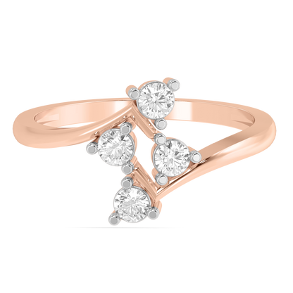 Diamond Ring for her in Rose Gold DRG22667