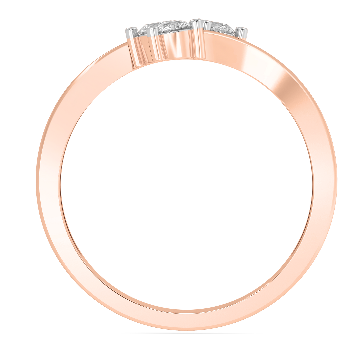 Diamond Ring for her in Rose Gold DRG22667